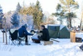 Wintercamping in Nederland