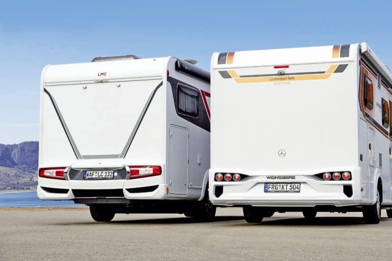 LMC Tourer Lift en de Weinsberg Cara Compac