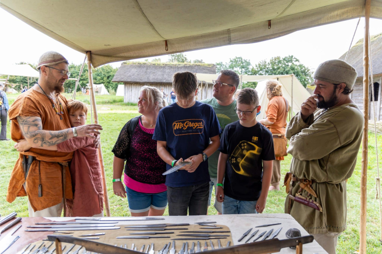 TestTour Denemarken_familie Droogsma_Ribe VikingeCenter_messen