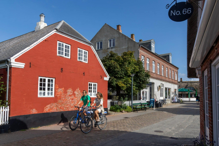 TestTour Denemarken_Linda en Ramon_fietsen op Fanø