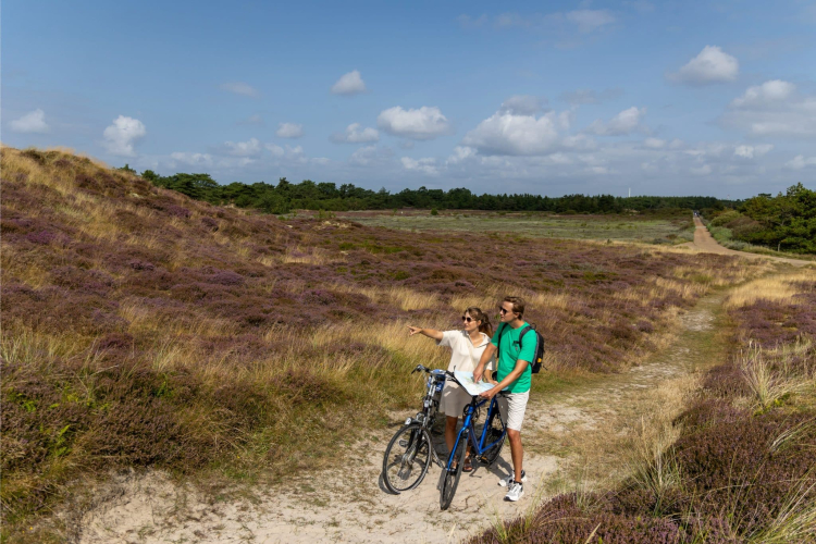 TestTour Denemarken_Linda en Ramon_fietsen op Fanø